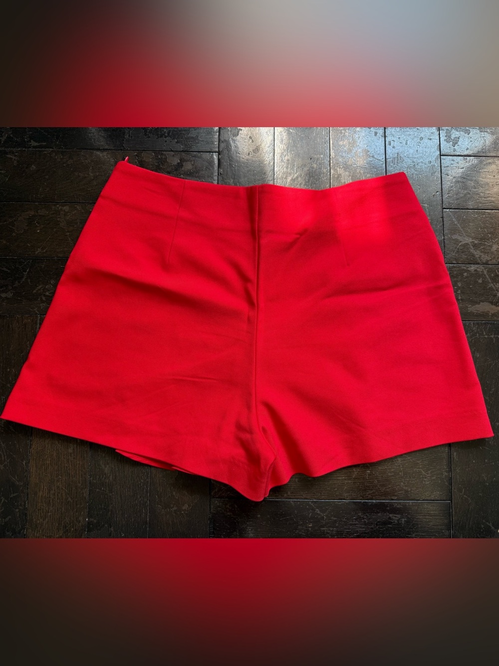 Zara Bright Red Ruffle Skort - Picture 5 of 5